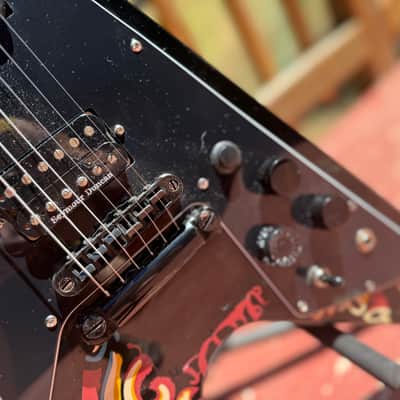 Epiphone Jimi Hendrix Love Drops Flying V electric guitar w/ original hardshell case image 4
