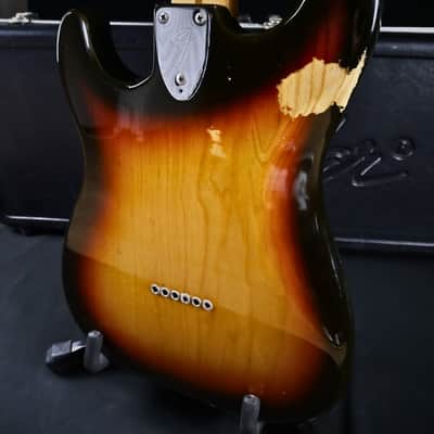 Fender Stratocaster Hardtail with Maple Fretboard 1978 - 1981 - Sunburst image 9
