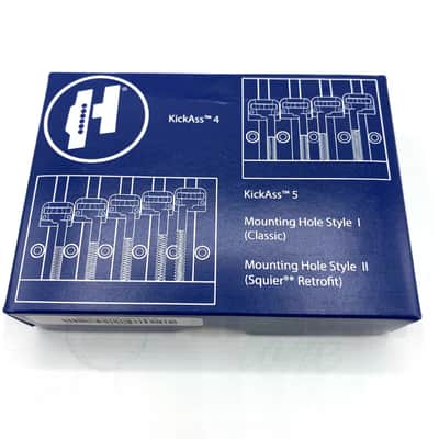 Hipshot 4 String MassKicker (KickAss) Bridge - Black image 2