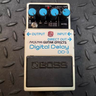 Boss DD-3 Digital Delay with Analogman High Cut Mod 3 Way Toggle Modded