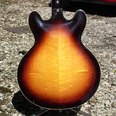 Navigator Limited Edition 'N' 335 Hollowbody 1980s sunburst image 6