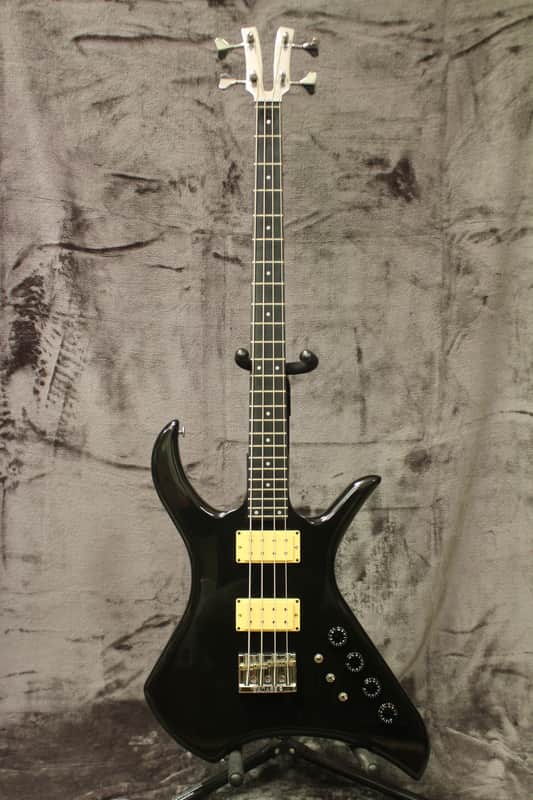 Kramer XL-24 Aluminum Neck Bass 1980's Black with Original Hardshell Case image 1