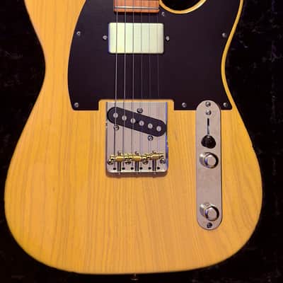 Tom Anderson Guitarworks T Icon - Translucent Butterscotch with hardshell case image 3