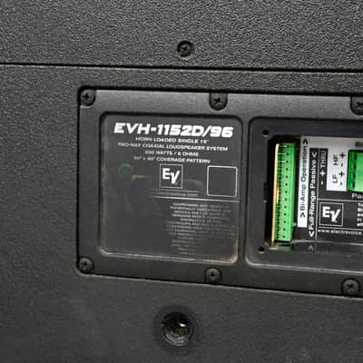 Electro-Voice (EV) EVH-1152D/96 15" Point-Source Loudspeaker (PAIR) CG01YBU *ASK FOR SHIPPING* image 10