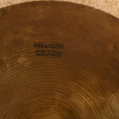 1970s Zildjian 16" A Medium Crash Cymbal 1154g image 2