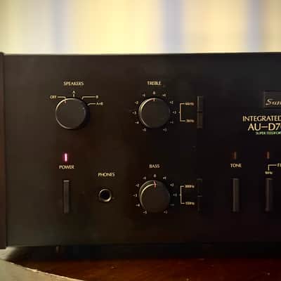 πΆβ¨ Sansui AU-D707G Extra Integrated Amplifier w/ Wood Cabinet (100V JDM) + Step-Down Transformer β Serviced, Fully Tested, Plug-and-Play image 7