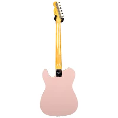 Mint Fender 1963 Esquire® Custom Bigsby® DLX Closet Classic - Faded Shell Pink image 4