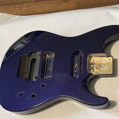 1999 Made in Japan Jackson DR7 Dinky 7 String Purple Guitar Body Floyd Ready image 3