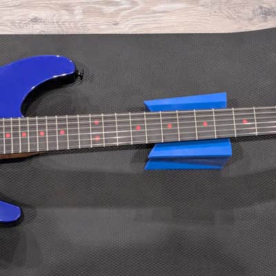 Video added | FAV Guitars Divebomb RHH Sapphire Blue | Gotoh tuners and locking nut | big brass sustain block and claw | 5 way switch image 5