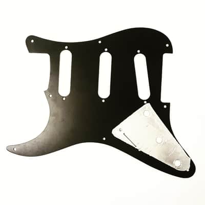 Fender SRV Stevie Ray Vaughan Black Pickguard & Backplate Strat Signature Scratchplate 8 Hole Stratocaster image 2