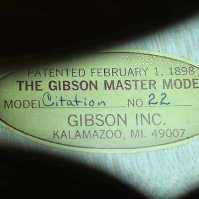 Gibson Citation #22 1984 Brown image 25