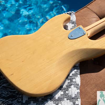 2005 Fender JB75-90 1975 Jazz Bass Reissue - Vintage Natural - Ash Body - Crafted In Japan - Pro Set Up w Perfect Frets/Action/Intonation! image 13