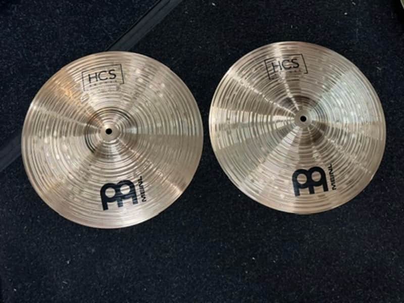 Meinl 15" HCS Bronze Hi-Hat Cymbals (Pair) 2020 - Present - Brilliant image 1