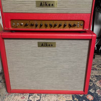 Aiken Sabre Head (50 Watt) W/Aiken Matching 2x12 - Red image 2