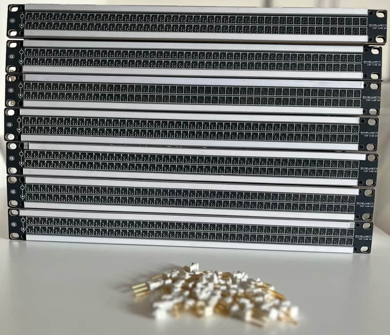 Patchbay audio Ghielmetti CSF 1x48 AV lot de 7 unités imagen 1