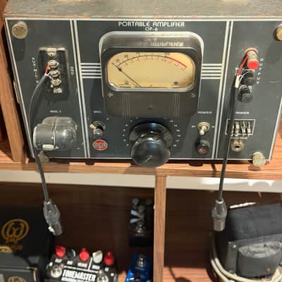 RCA Portable Amplifier OP-6 Microphone Preamp 1940s - Black image 2