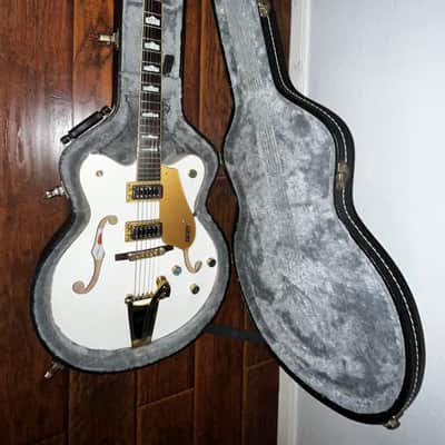 Gretsch G5422TG Electromatic Double Cutaway Hollow Body with Bigsby, Gold Hardware - Snow Crest White image 15