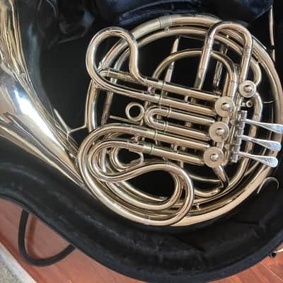 C.G. Conn 8D CONNstellation Professional Model Double French Horn with Fixed Bell 2010s - Nickel-Silver image 2