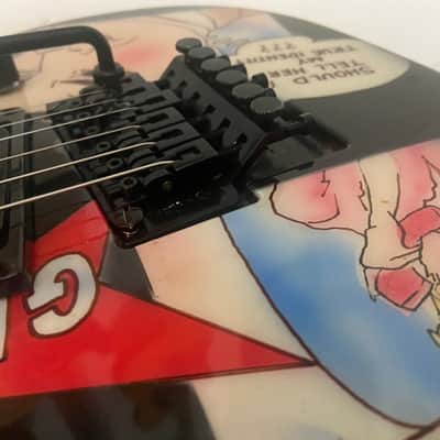 Kramer Baretta 1987 Very Rare Guitarman Knapp Graphics image 2