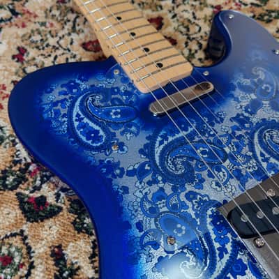 *NEW IN BOX* 2026 Fender Japan Limited Edition Indigo Paisley Telecaster, Fender Flagship Tokyo Store Exclusive Color, MIJ JD26 image 10