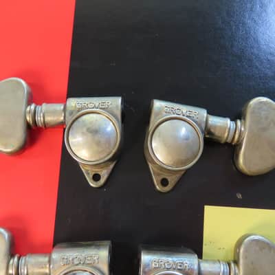 aged GROVER nickel Rotomatic tuners RELIC 4 Les Paul 335 SG 102-18N 18:1 image 6