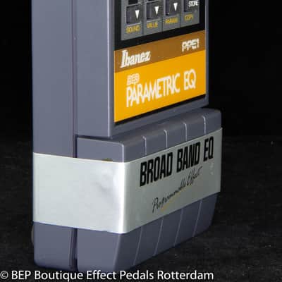 Ibanez PPE-1 DCP Parametric EQ 1989 s/n 211617 Japan mounted with 5x JRC4558D op amps image 2