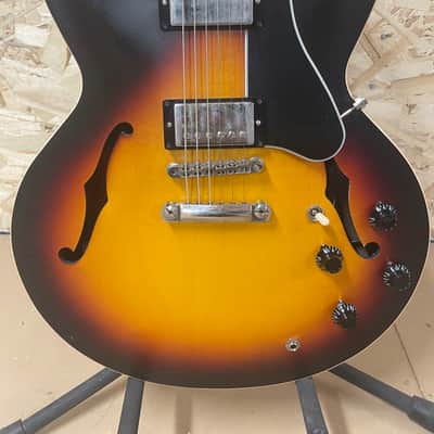 Gibson Memphis ES-335 Block 2015 - 2016 - Satin Sunburst image 3