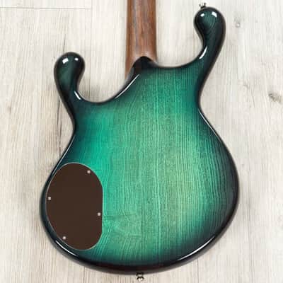 Fibenare Erotic Dalmat Guitar, Ebony Fretboard, 5A Poplar Burl Top, Emerald Green image 4