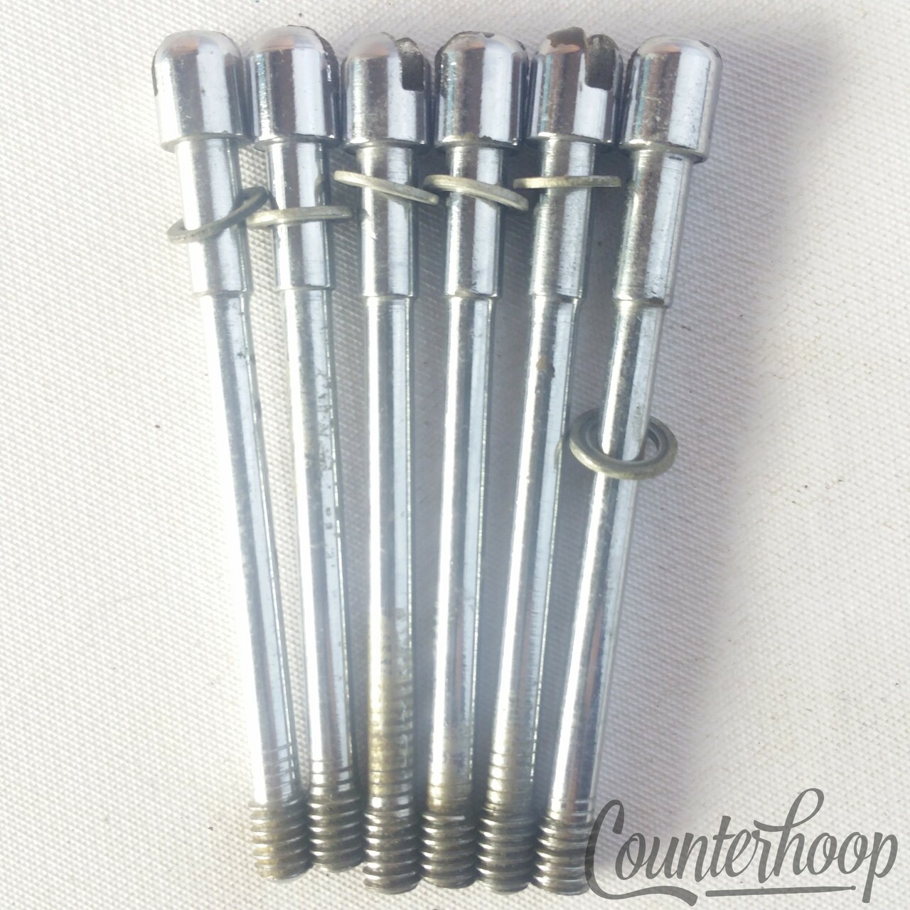 Premier 6x 2 1/2"Slotted Rack/Ride Tom T-Rods Drum Vintage 60s Tension — main photograph