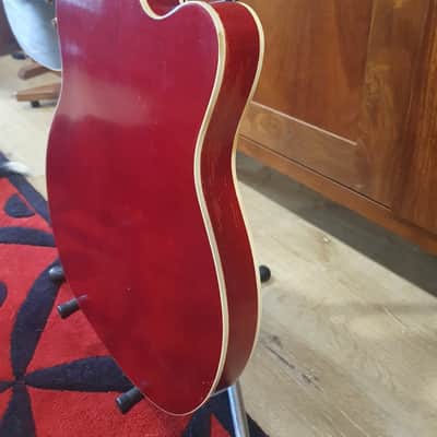 Maton 777 Supreme 1964 - Translucent red image 11