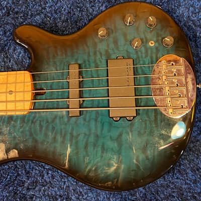 Lakland 55-94 2005 Teal Green Sunburst image 14