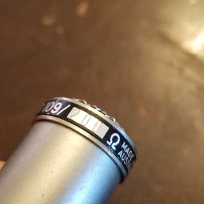 AKG D109 Lavalier Dynamic Microphone Omni 200 Ohm 1960s - Satin chrome image 4
