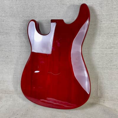 Super Stratocaster Body Cherry Sunburst Guitar Hardtail image 2