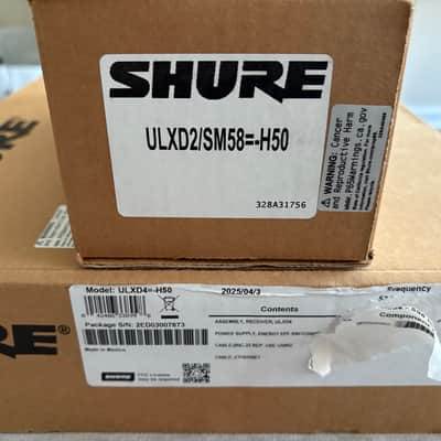 Shure ULXD4 - H50 combo 2024 image 2