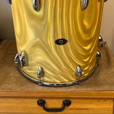 Slingerland Yellow Satin Flame 12/13/16/20 imagen 12