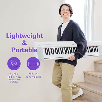 Yamaha NP-32 76-Key Piaggero Portable Keyboard - Black image 8