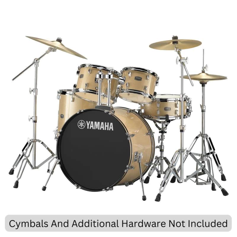 Yamaha Rydeen 5-Piece Shell Pack - 22 inch Bass Drum (Champagne Glitter) image 1