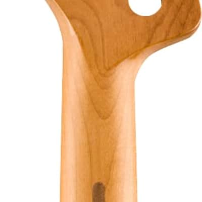 Fender Roasted Maple Jazz Bass Neck, 20 Medium Jumbo Frets, 9.5", Maple, C Shape image 9