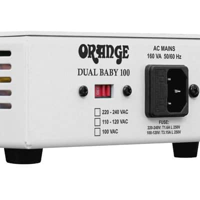Orange Dual Baby 100 2-Channel 100-Watt Guitar Amp Head 2025 - Present - White imagen 4