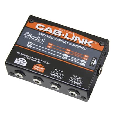 Radial Engineering Cab-Link Speaker Cabinet Merger bundle with Hosa 10' TS Cable image 4