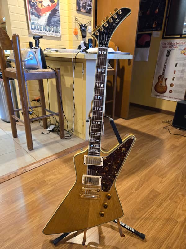 Hamer Custom Order Standard Korina Explorer 2008 - Vintage Korina image 1