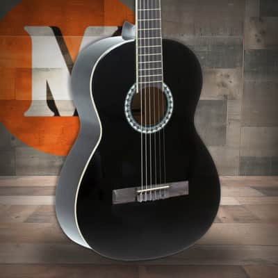 GEWA Basic Plus Classical Guitar 4/4 Black (PS510356) image 1