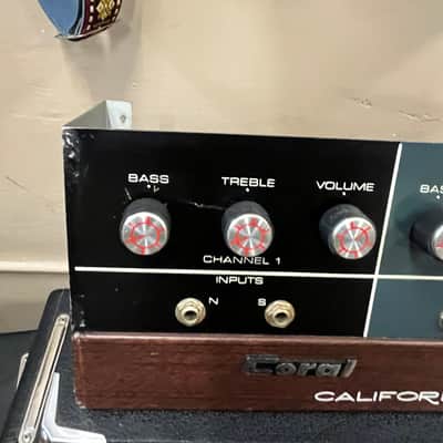 Danelectro Coral Californian Head Cabinet and Preamp Chassis 1960s image 5