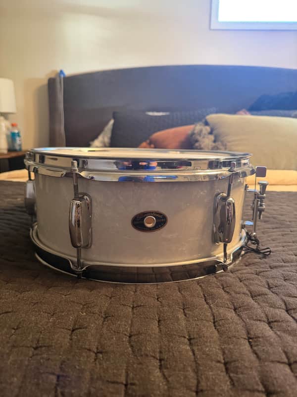 Slingerland Student deluxe 1960s - White marine pearl image 1