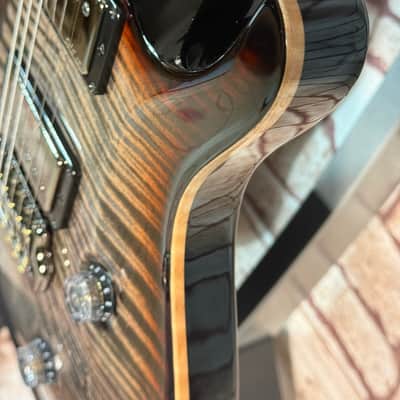 PRS WL-Modell Custom 24 Charcoal Tri-Colour Burst - 10 Top- Stained Neck- Cocobolo FB - 58/15+ TCI 2 pcs Worldwide image 4