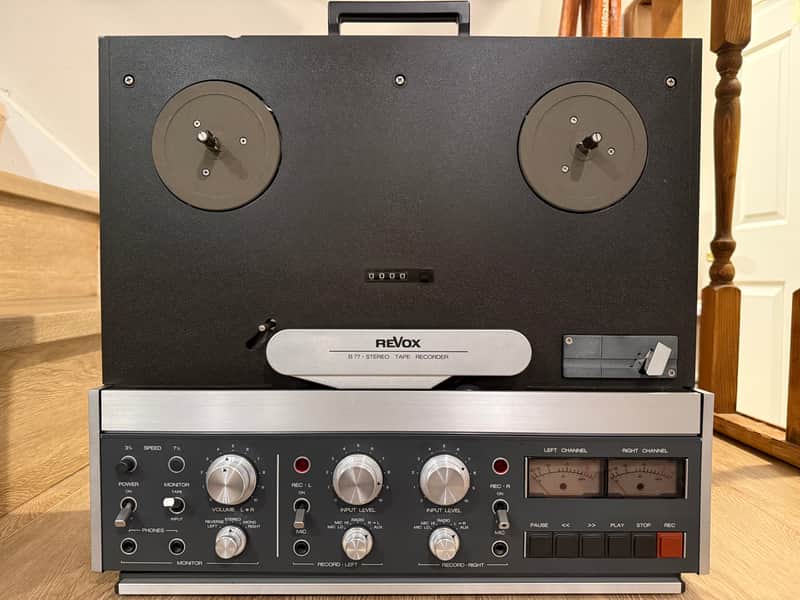 Revox B77 4-Track Reel to reel tape recorder - Dark gray image 1