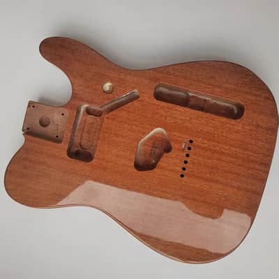 Vintage Mahogany Telecaster Tele Style Guitar Body image 3