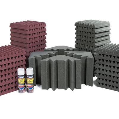 Universal Acoustics Mercury-2 Room Kit, Charcoal/Burgundy image 2
