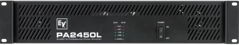New Electro-Voice PA2450L DUAL CHANNEL 450W Rackmount Power Amplifier 4/8 Ohm
