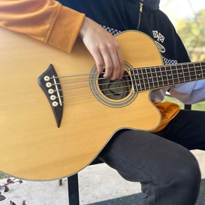 Dean BEADG 5-String Cutaway Acoustic-Electric Bass 2010s - Natural image 13